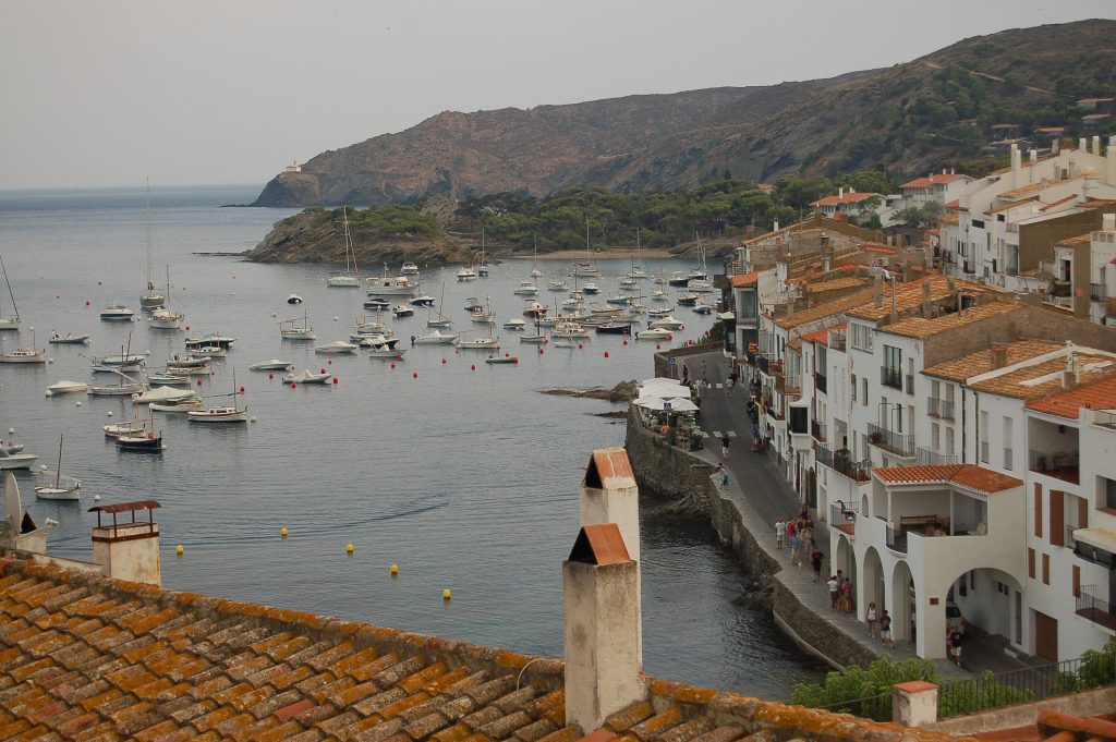 View of the sea and harbour
