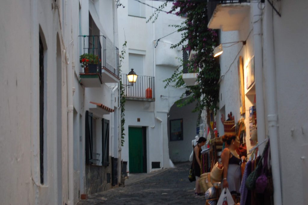 Shopping in the evening